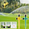thumbnail image 1 of Garden Sprinkler under $5! CQCYD Garden Vegetable Plant Sprinkler Adjustable Atomizing Buried Pin Sprinkler Set Series Connection Irrigation for Lawn Yard, 1 of 9