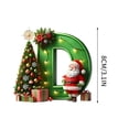 thumbnail image 1 of LSLJS 26 Letters Christmas Tree Decoration Pendant Christmas Tree Ornaments Personalized DIY Christmas Ornaments Christmas Decorations Xmas Tree Hanging Decor Christmas Ornaments, 1 of 5
