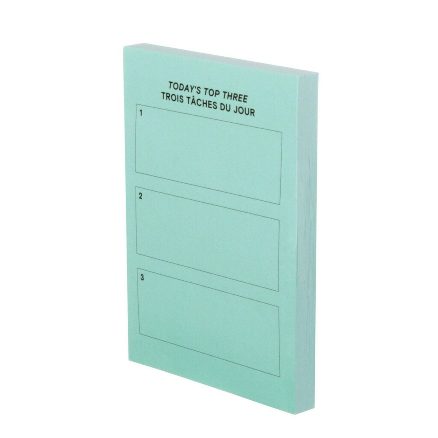 Feuillets à motifs Post-it®, top 3, turquoise