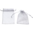 thumbnail image 3 of ORUYROP 100pcs Drawstring Organza Jewelry Candy Pouch Party Wedding Favor Gift Bags (8x12, Gray), 3 of 7