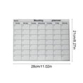 thumbnail image 3 of Dvkptbk PVCWhiteboard wall sticker Autocollant Mural Calendrier Tableau Blanc à Séchage Rapide Magnétique avec Colle Intégrée, Auto-Discipline, Enregistrement, Gestion des Horaires, Tableau Polyvalent, 3 of 6