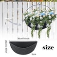 thumbnail image 2 of Wolfast Décorations de Jardin de Fleurs Extérieur 3 Pcs Demi-Rond Pot de Fleurs Rembourrage Tissu Rembourrage Réutilisable Panier de Fleurs de Jardin Rembourrage de Remplacement, 2 of 9