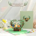 thumbnail image 4 of Paper Greeting Card, Writable Lovebirds 3D Card  For Friend For Valentines Day, 4 of 8