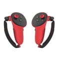thumbnail image 1 of Xingzhi 2pcs Silica Gel Full Protection Silicone Controller Protective Case For Meta Quest 3 Non-slip Red, 1 of 6