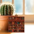 thumbnail image 2 of Bookshelf Book Pendant Decoration, Acrylic Multi-Purpose Ornament, Hanging Tree Decor, Key Bag, Bookmark, Strong & Durable, 2 of 6