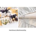 thumbnail image 3 of Youkk Nuisette à Imprimé Floral Robe de Nuit en Coton Col Rond Ample Sans Manches Mini Tenue de Nuit Jupe pour la Maison Jaune Bleuâtre TG, 3 of 6