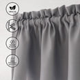 thumbnail image 4 of Valance Curtain For Kitchen Black Out Window Curtains For Living Dining Room Window Valance 57×18inches, 4 of 8