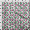 thumbnail image 4 of oneOone Polyester Spandex Green Fabric Sea Shells Ocean Dress Material Fabric Print Fabric By The Yard 56 Inch Wide, 4 of 4
