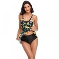 thumbnail image 3 of Women Tankini Halter Maternity Swimsuit Floral Pregnancy Swimwear, 3 of 9