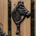 thumbnail image 4 of Fwttom Iron Horse Head Hook Village Style Fence Decoration Practical Hook, 4 of 6