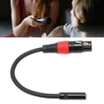 thumbnail image 3 of Universal XLR Female To 3.5mm Microphone Cable, Professional, Stable, Easy To Use, For Camera, Computer, 3 of 7