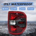 thumbnail image 4 of Pair LED Tail Light for Ford Maverick XLT Lariat 2023-2025 Red Smoked Rear Lamp, 4 of 4
