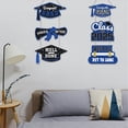 thumbnail image 4 of ZTTD 2Pcs Graduation Door Hanger Decor Graduation Hanging Signs Class 2025 Paper Congrats Grad Signs for Graduation for Indoor Outdoor Decor Home Decor Hangs, 4 of 7