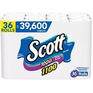 Scott 1100-Sheets, 1-Ply Tissu de bain, 36 Ct.