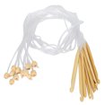 thumbnail image 4 of Circular Needle Yarn Tube Bleach Loop Knitting Accessories Crochet Cushions Needles Double End Color Sewing Sweater Set 12Pcs Bamboo Hooks, 4 of 7