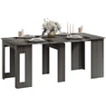 thumbnail image 1 of HOMCOM Table Pliable, Table à Manger Extensible Pouvant Accueillir jusqu'à 6 Personnes, 1 of 10