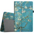 thumbnail image 1 of Case For Fire Hd 10 Tablet (Compatible With 7Th And 9Th Generations, 2017 And 2019 Releases) - Premium Pu Leather Slim Fit Stand Cover With Auto Wake/Sleep, Blossom, 1 of 8