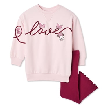 Ensemble 2 pièces avec tunique Minnie Mouse Disney pour petites filles