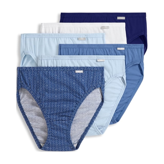 Jockey Femmes 100 % Coton Elance Coupe Française - Lot de 6