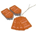 thumbnail image 3 of Inkdotpot Good Bye Tension Hello Pension Retirement Bottle Tag Real Rose Gold Foil Favor Hang Tags Pack Of 100, 3 of 6