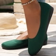 thumbnail image 2 of Dakaela Ballerines Chaussures Plates Femmes Habillées Bout Rond à Enfiler Ballerine Marche Mocassins à Petit Talon Compensé, 2 of 8