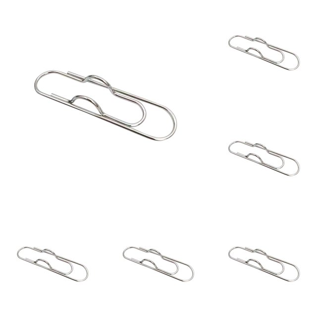 Metal Pen Clips,Paperclip Pen Holders for Notebooks and Papers,Multifunctional Pen Clips,Portable Metal Paper Clips,Pen Holder Clip for Notebook,Books,Planner,Journals,Clipboard and Paper,Silver 5PCS