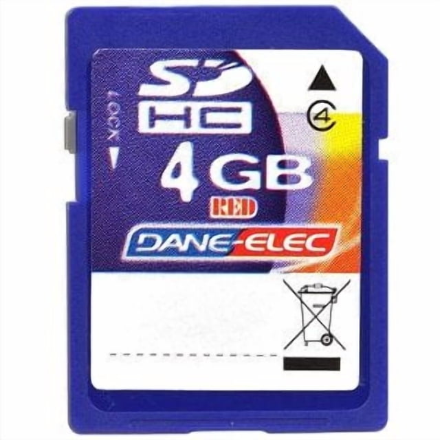 Dane-Elec 4GB Class 4 SDHC Memory Card (Blue)