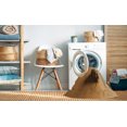 thumbnail image 2 of Ahgly Company Tapis d'Intérieur Lavable en Machine Carré Orange Transitionnel, 8 Pieds Carré, 2 of 7