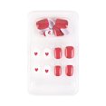 thumbnail image 1 of ziyahi False Nail Wearable Perfect Matching Simple to Wear No Irritating Odor Fake Fingernail Breathable Press Type Adjustable Paster Type 16 Type 9 F741 1Set, 1 of 6