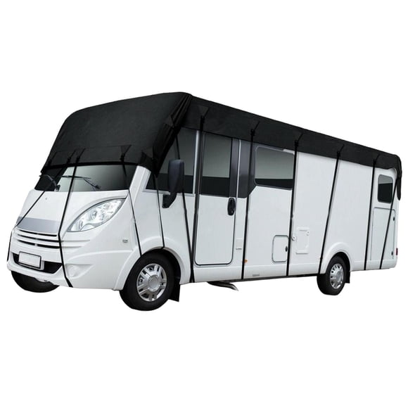 jinwen Portable RV Caravan Roof Cover Collapsible for Caravan Travel Trailers 8.5m x 3m
