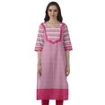 thumbnail image 1 of Moomaya Kurti Droite de Designer pour Femmes Tunique Indienne Imprimée Haut Long Kurta, 1 of 6