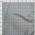 thumbnail image 3 of oneOone Silk Tabby Fabric Leaves & Swirl Block Printed Craft Fabric BTY 42 Inch Wide, 3 of 4