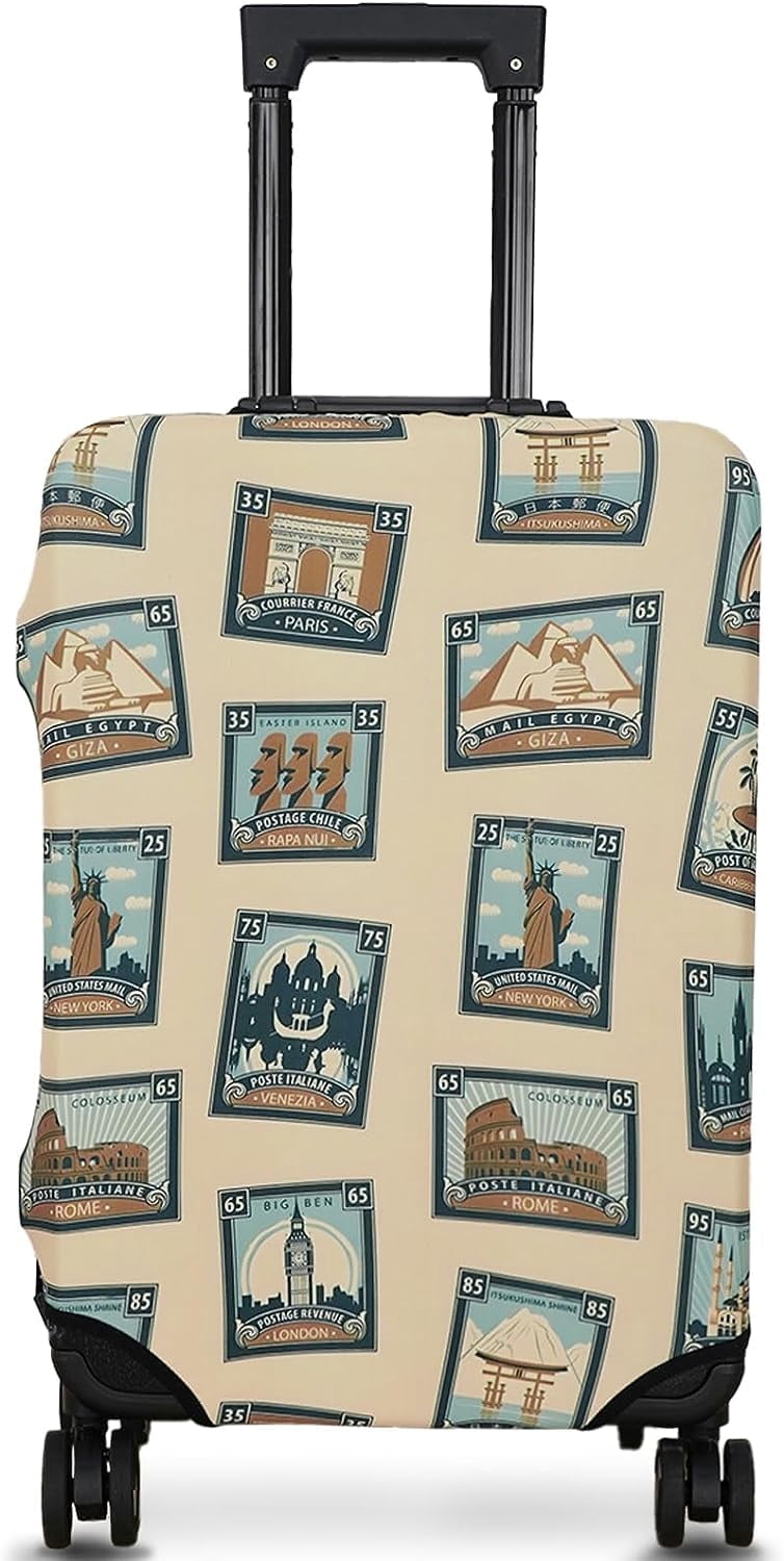 Luggage Cover Protector Travel Suitcase Covers Protective Skin for Carry On Baggage Fit 18-20 Inch Luggage