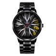 thumbnail image 4 of Montre Homme Mode Horloge Acier Inoxydable Décontractée Habillée Poignet Cristal Bijoux, 4 of 9