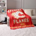thumbnail image 3 of NHL Calgary Flames Plush Blanket, 60" x 70", 3 of 3