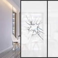 thumbnail image 2 of Long Self-adhesive Window Door Film Rip glass sticker Broken Pattern Glass Sliding Door Bathroom Window Stickers Waterproof, 2 of 5