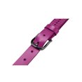 thumbnail image 3 of INSPIRE CHIC Women's Rounded Hollow Out Single Pin Buckle Leather Belt Width 1 1/8', 3 of 6