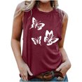 thumbnail image 1 of LSLJS Blouse Sans Manches Imprimée Décontractée pour Femme à Col Rond, Aguichant, Ajustée, Chandail à Enfiler, Débardeurs pour Femmes, 1 of 4