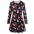 thumbnail image 3 of eKids Robes Mère Fille Famille Noël Tenues Assorties Maman et Moi pour Femmes Fille Chandail Court, 3 of 3