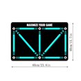 thumbnail image 3 of LINMOUA Football Footstep Training Mat，Dribble Silent Auxiliary Props，Soccer Trainer， Wear Resistant Dribble Control Soccer Training Aid Mat， Auxiliary Prop, 3 of 7