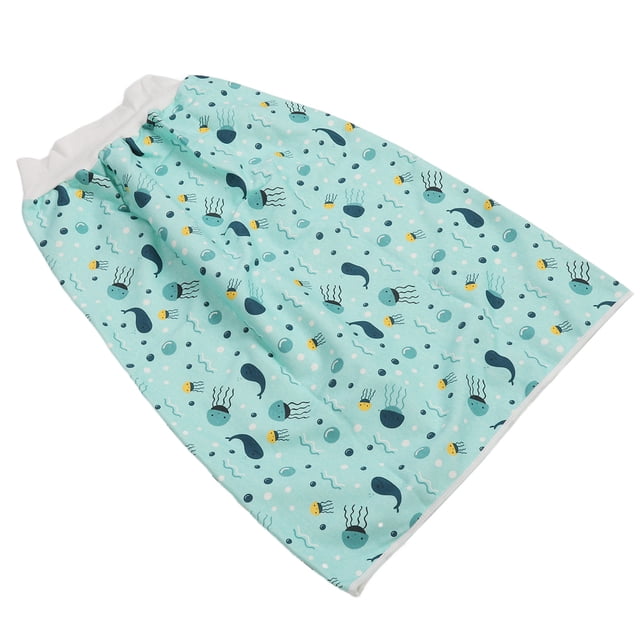 Jupe pour Adulte en Coton Portable, Tapis d'Incontinence Lavable et Réutilisable, Protège des Fuites Nocturnes