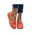 thumbnail image 3 of Innerwin Ladies Loafers Slip On Flats Closed Toe Lightweight Moccasins Driving Work Orange 10, 3 of 6