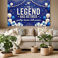 thumbnail image 5 of Decorative Design Retirement Party Banner Airplane Travel Themed Balloon Celebration for Office Party Event Decoration Photo Background, 5 of 5