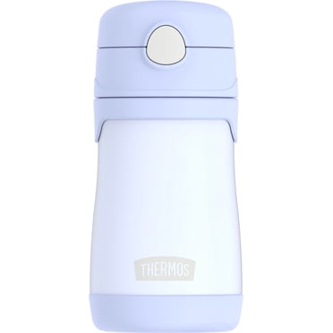 Bouteille de paille en acier inoxydable isolée sous vide Thermos Baby de 10 oz, Lilas