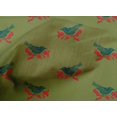 thumbnail image 4 of oneOone Cotton Poplin Fabric Branch & Bird Block Printed Fabric 1 Yard 56 Inch Wide, 4 of 4