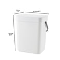 thumbnail image 2 of Small Kitchen Compost Bin Kitchen Waste Bin Household Countertop Container Small Kitchen Compost Bin 3L Kitchen Waste Bin Household Countertop Container With Lid For Rubbish, 2 of 7