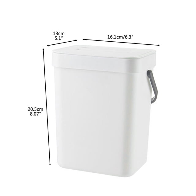 Small Kitchen Compost Bin Kitchen Waste Bin Household Countertop Container Small Kitchen Compost Bin 3L Kitchen Waste Bin Household Countertop Container With Lid For Rubbish