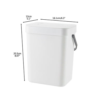 Bac à Déchets de Cuisine Contenant de Comptoir Ménager Petit Bac à Compost de Cuisine 3 L Bac à Déchets de Cuisine Contenant de Comptoir Ménager avec Couvercle pour Ordures Composteur