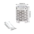 thumbnail image 3 of Mini Poêle Chauffante Portable en Acier Inoxydable pour Tentes de Camping Extérieures avec Double Cheminée et Pince Chauffante, 3 of 9