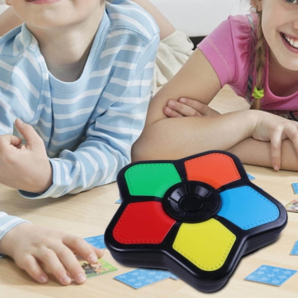 pitrice Jeu de Mémoire Classique Portatif, Labyrinthe de Mémoire Électronique, Jeu de Suivi de Mémoire avec Séquence Clignotante pour Casse-Tête Lumineux, Répétition des Couleurs, Jouet Éducatif de Casse-Tête, 3 Ans et Plus